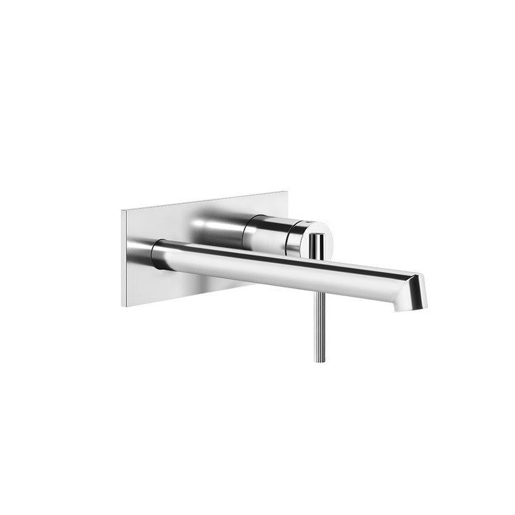 Gessi Zahnrad Waschbeckenmischer, wandmontiert, T. 21 cm, ohne Abfluss, Chromoberfläche INGRANAGGIO 63589#031