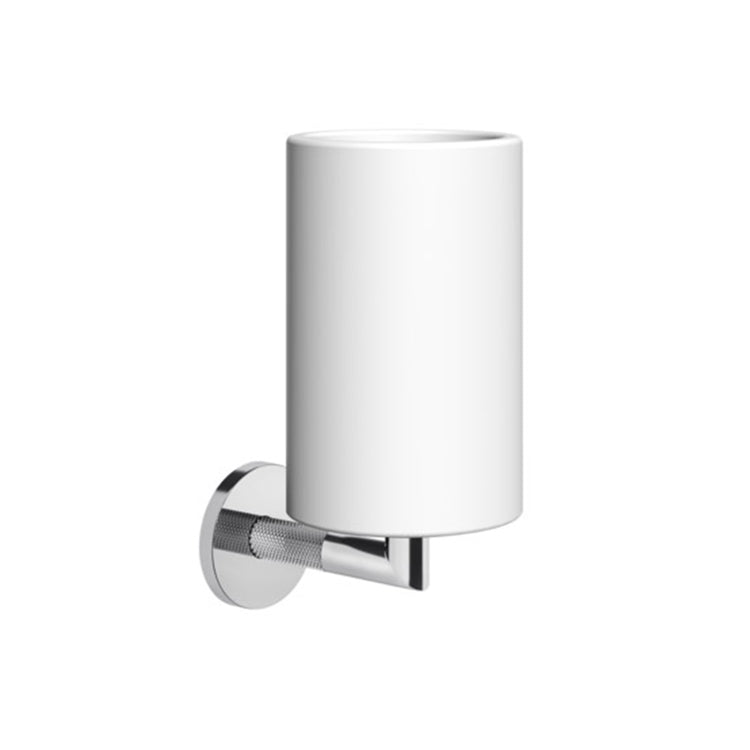 Gessi Wand-Glashalter weiß, Chrom-Finish ANELLO 63707#031