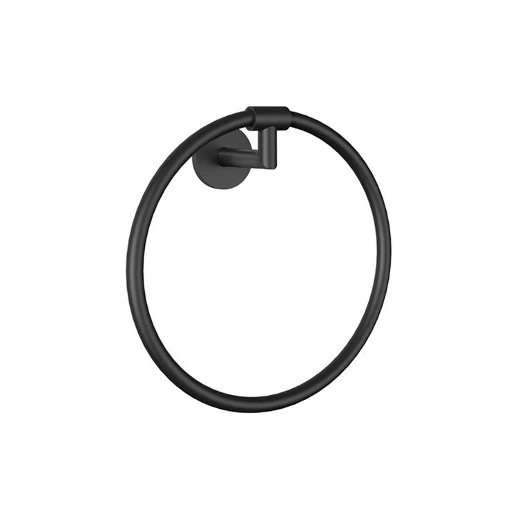 Gessi Wand-Handtuchhalter, Ring, Farbe Schwarz, mattierte Oberfläche Accessories 63709#299
