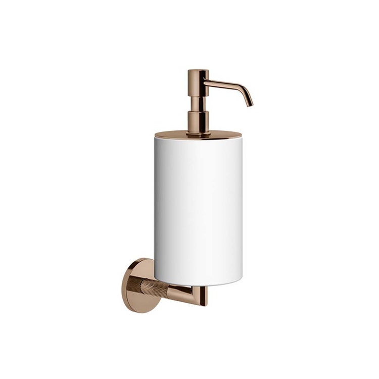 Gessi Wandspenderhalter, Weiß, Kupfer PVD-Finish ANELLO 63713#030