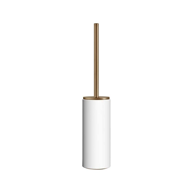 Gessi Bürstengarnitur weiß, zum Aufstellen, Finish warm bronze brushed PVD Accessories 63743#726
