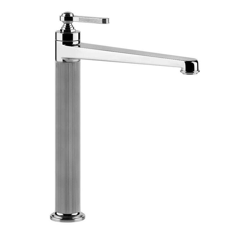 Gessi Waschtischarmatur H. 32 cm, ohne Ablauf und Anschlussflexschläuche, Chromoberfläche VENTI20 65004#031