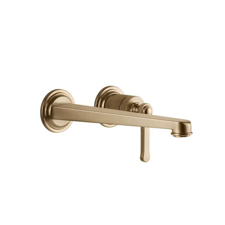 Gessi Wand-Waschtischmischer T. 26 cm, ohne Ablauf, Warm Bronze gebürstet PVD VENTI20 65088#726