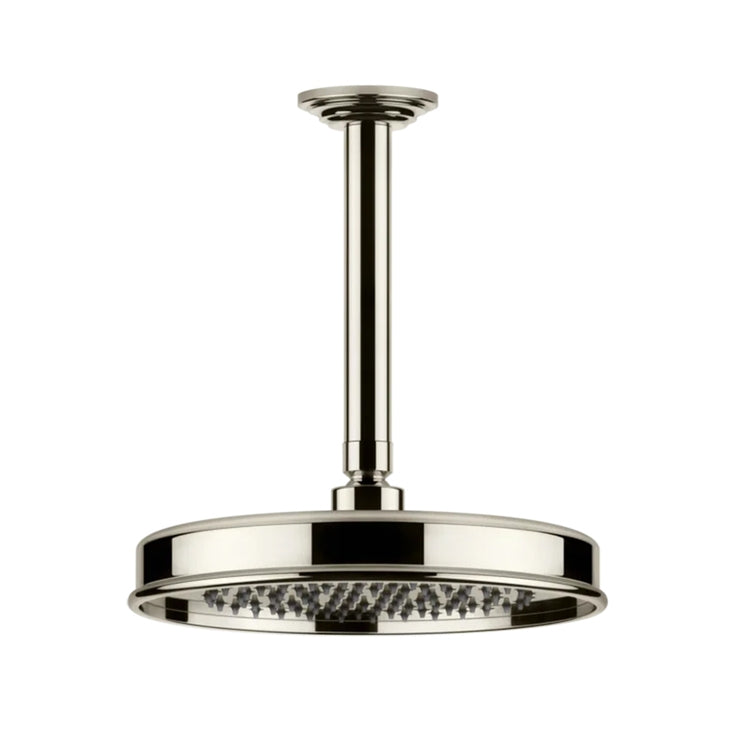 Gessi Deckenbrause schwenkbar Ø 23 cm, PVD-Nickelfinish VENTI20 65152#720