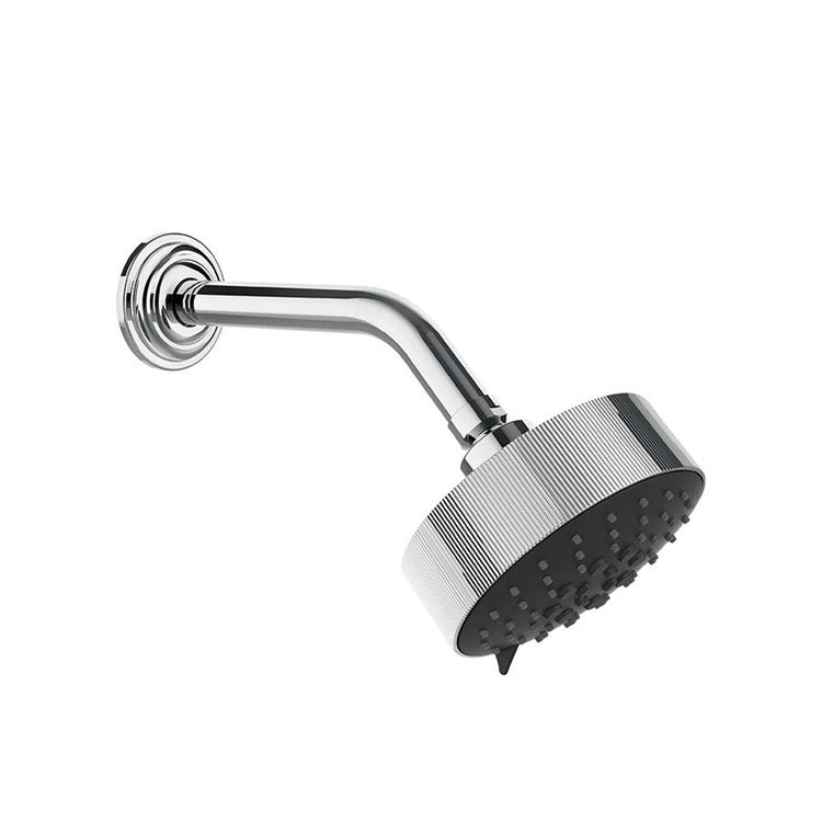 Gessi Wandbrausekopf verstellbar multifunktion, Ø 12,9 cm, Chrom-Finish VENTI20 65158#031