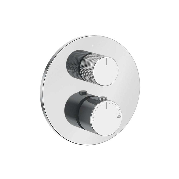 Gessi Gießlinge Ring äußeres Teil des thermostatgesteuerten 3-Wege-Mischers, Chrom-Finish ANELLO 63137#031