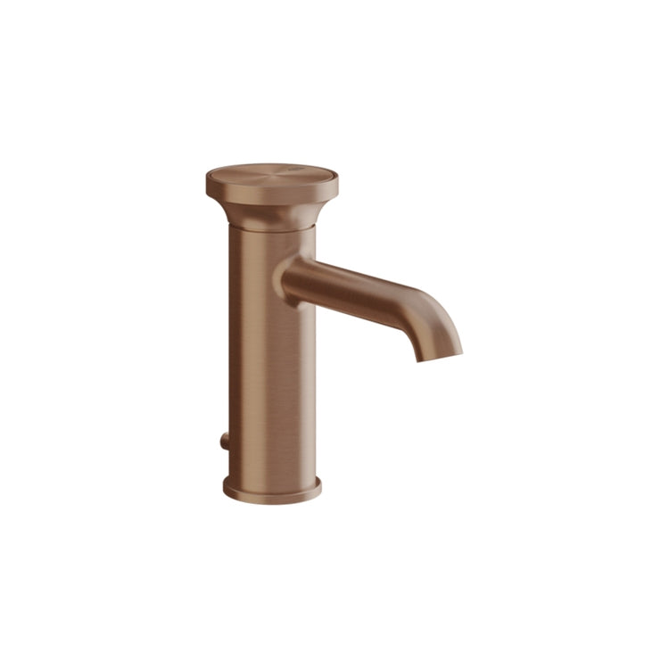 Gessi Waschtischarmatur H. 17 cm, mit Ablauf, Kupfer gebürstet PVD-Finish ORIGINI 66001#708