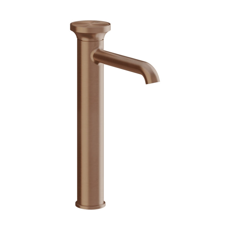 Gessi Waschtischarmatur H. 32 cm, ohne Ablauf, Oberfläche Copper Brushed PVD ORIGINI 66004#708