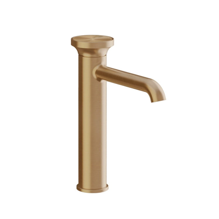 Gessi Waschtischmischer H. 25 cm, ohne Ablauf, Warm Bronze gebürstet PVD ORIGINI 66006#726