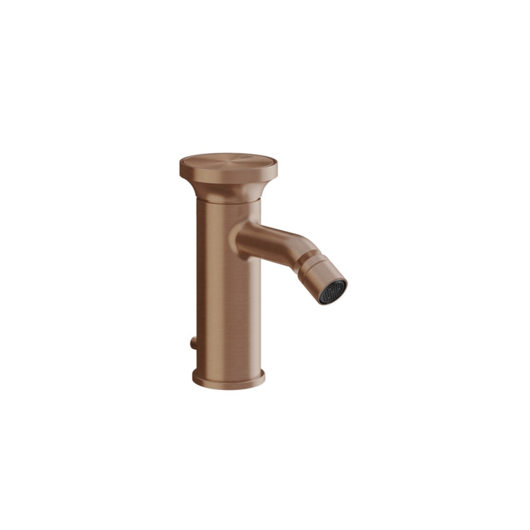 Gessi Bidetmischer, mit Ablauf, Oberfläche Copper Brushed PVD ORIGINI 66007#708