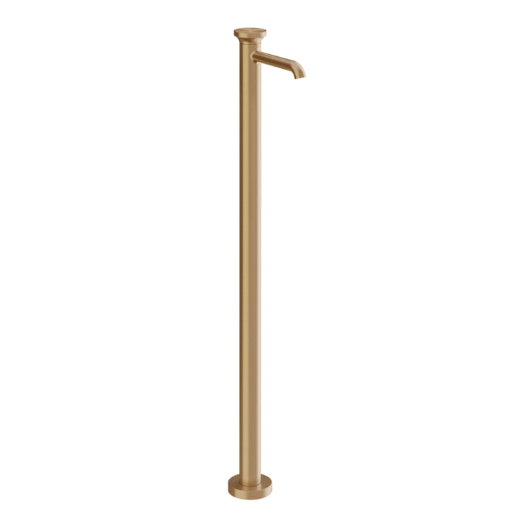 Gessi Einhebel-Waschtischmischer stehend, ohne Ablauf, ohne Unterputzkörper, Oberfläche warm bronzefarben gebürstet PVD ORIGINI 66095#726