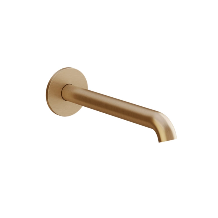 Gessi Dusche Auslass Waschbecken T. 20,5 cm, wandmontiert, Warm Bronze gebürstet PVD SHOWER 66102#726