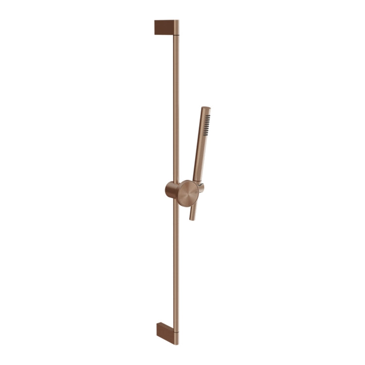 Gessi Hebelarmatur höhenverstellbar mit Antikalk-Dusche und 150 cm Schlauch, Oberfläche Kupfer gebürstet PVD ORIGINI 66145#708