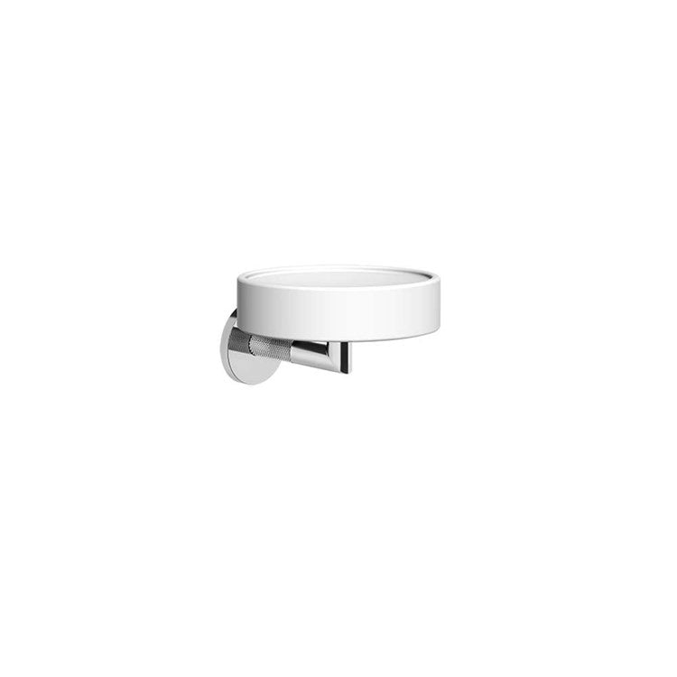 Gessi Ring Wandseifenhalter weiß, Chromoberfläche ANELLO 63701#031