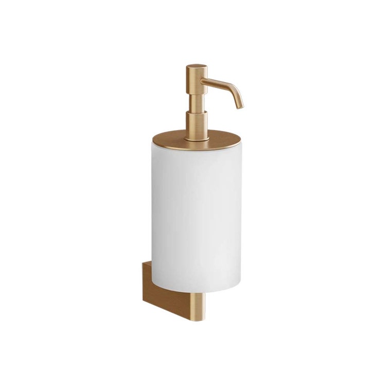Gessi Wandspender weiß, Warm Bronze gebürstet PVD Accessories 66413#726