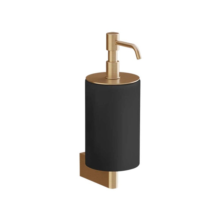 Gessi Wandspender schwarz, Warm Bronze gebürstet PVD Accessories 66414#726