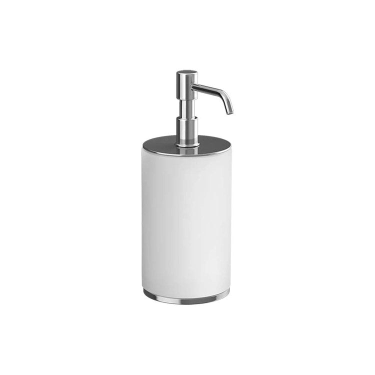 Gessi Seifenspender zur Aufstellung, Weiß, Chromoberfläche Accessories 66437#031