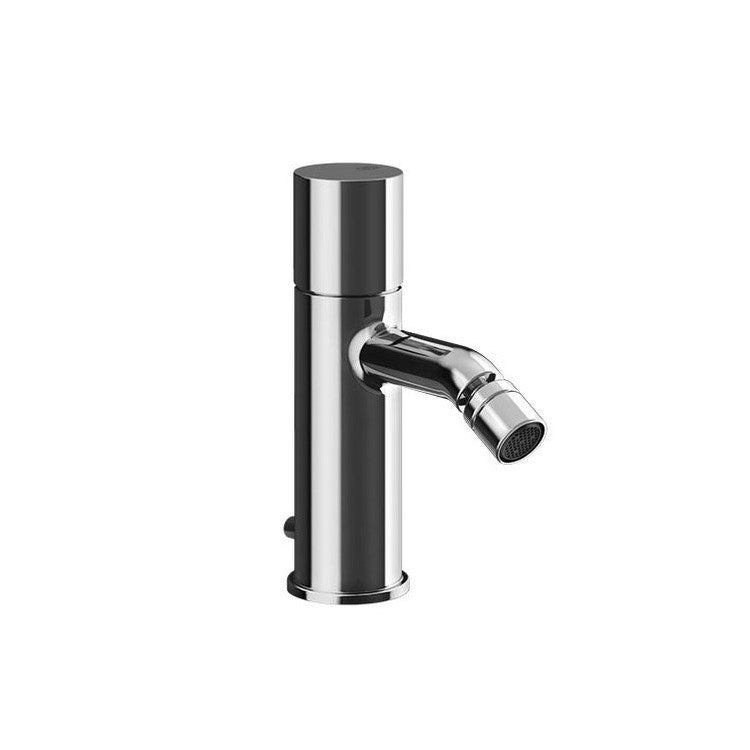 Gessi Bidetarmatur, mit Ablauf und Anschlussflexschläuchen, verchromt HABITO 70007#031