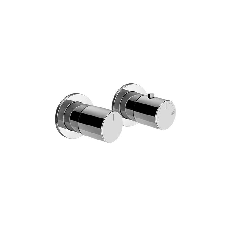 Gessi Thermostat-Duscharmatur wandmontiert 1 Weg, Chromoberfläche HABITO 70032#031
