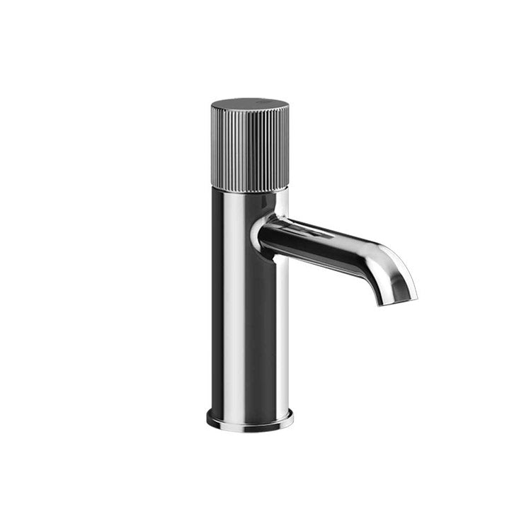 Gessi Waschtischmischer H. 19 cm, ohne Ablauf, mit Anschlussflexschläuchen, Chromoberfläche HABITO RIGATO 70502#031