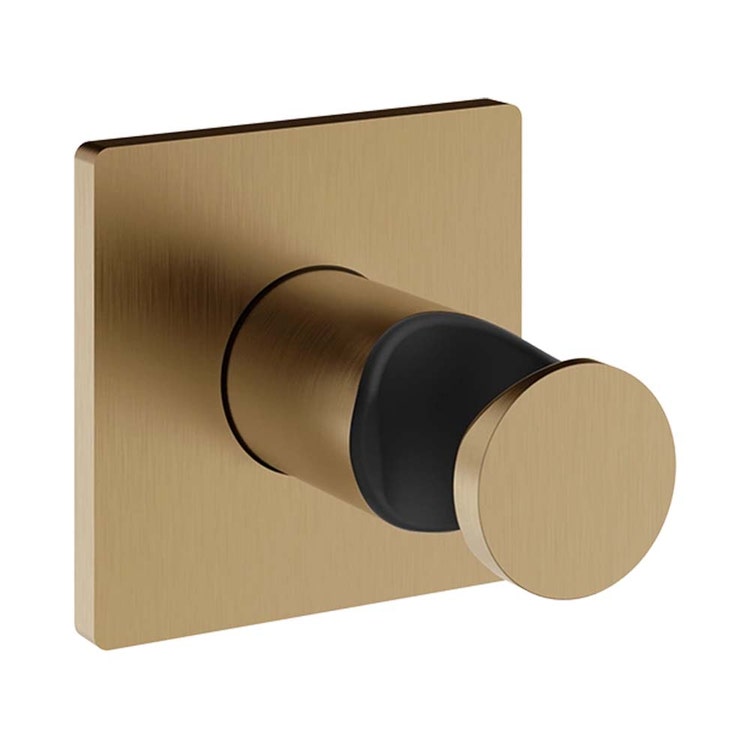 Gessi Fester Halter für Handbrause, Oberfläche warm gebürstetes Bronze PVD SHOWER 73057#726