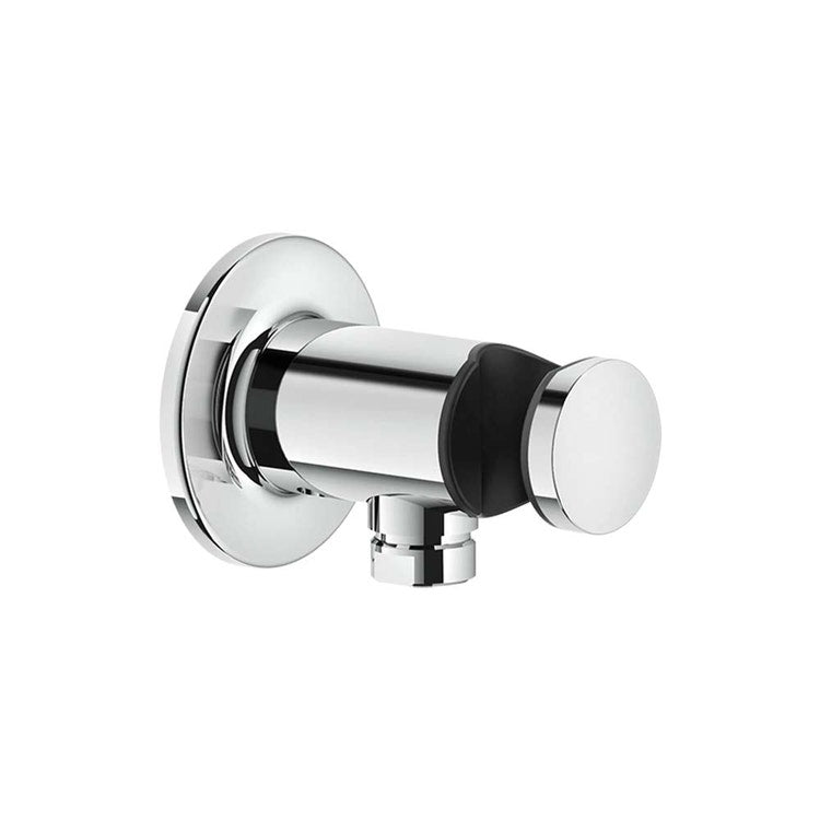 Gessi Wasseranschluss mit Brausehalter, Chromoberfläche INCISO 58161#031
