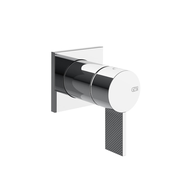Gessi Wandmischer, für Dusche, 1 Weg, ohne Einbaukörper, Chromoberfläche INVERSO DIAMANTATO 73619#031