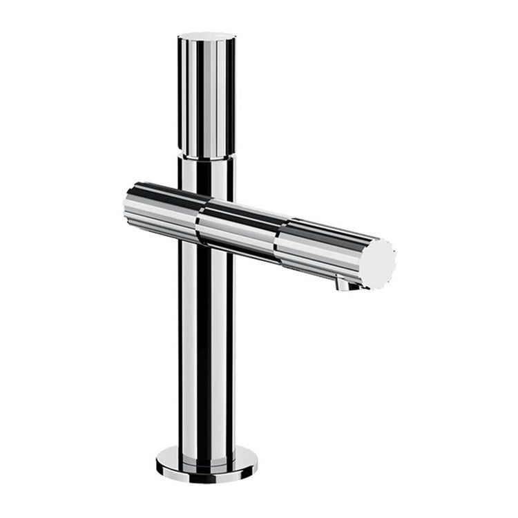 Gessi Einspritzungen Waschtischmischer H. 21,2 cm, ohne Abfluss, mit Flexschläuchen, Chrom-Finish INCASTRI 75002#031