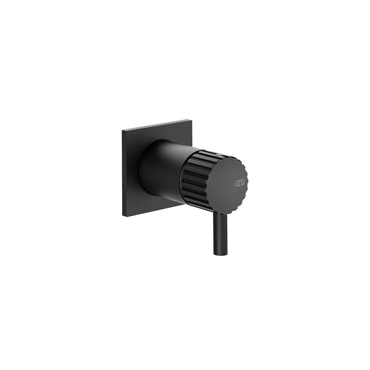 Gessi Einbau-Duschmischer Einweg, mechanische Mischung, schwarze Farbe matt Finish INCASTRI 75061#299