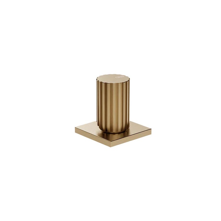 Gessi Fernbedienung vom Schreibtisch, mechanische Mischung, Oberfläche warmbronze gebürstet PVD INCASTRI 75100#726