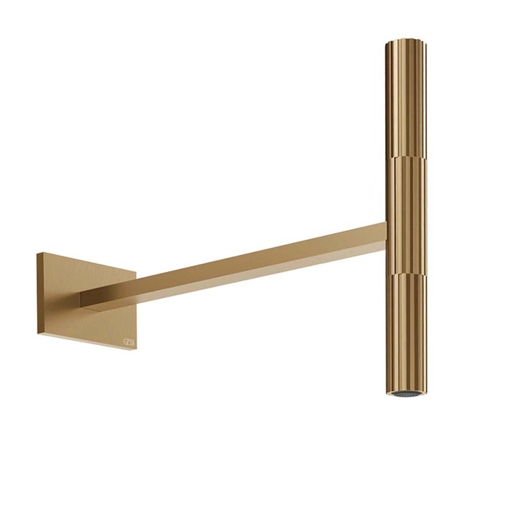 Gessi Wand-Duschkopf Ø3,2 cm, Finish Warm Bronze gebürstet PVD INCASTRI 75148#726