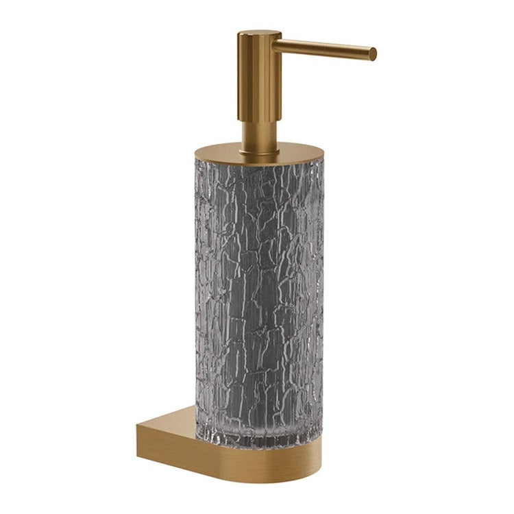 Gessi Wandspenderhalter weiß, Warm Bronze gebürstet PVD INCASTRI 75413#726