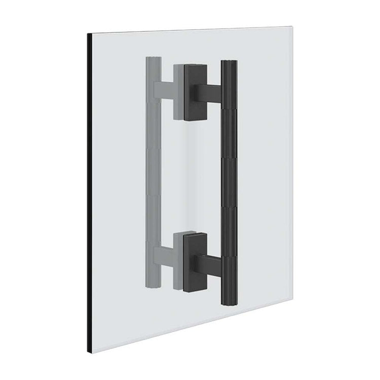 Gessi Griff doppelt 20 cm, vertikale/horizontale Installation, Farbe schwarz matt Finish INCASTRI 75630#299