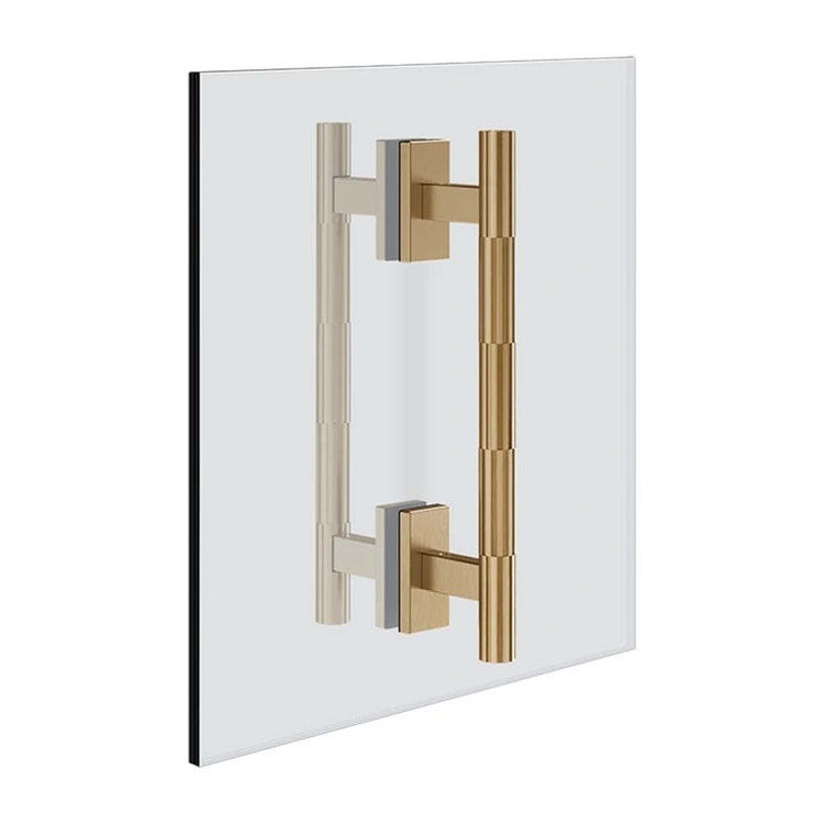 Gessi Griff doppelt 20 cm, vertikale/horizontale Installation, Warm Bronze gebürstet PVD INCASTRI 75630#726