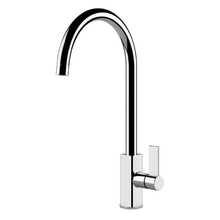 Gessi Einhandmischer mit schwenkbarem Auslauf, Chromoberfläche MONACO 17159#031