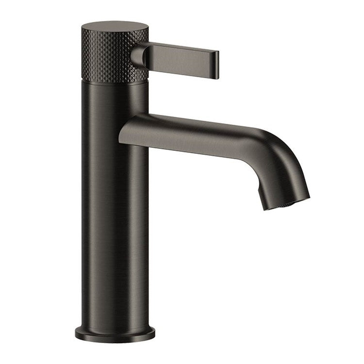 Gessi Waschtischmischer H. 20 cm, ohne Ablauf, mit Anschlussflexschläuchen, Oberfläche Black Metal Brushed PVD INCISO 58002#707