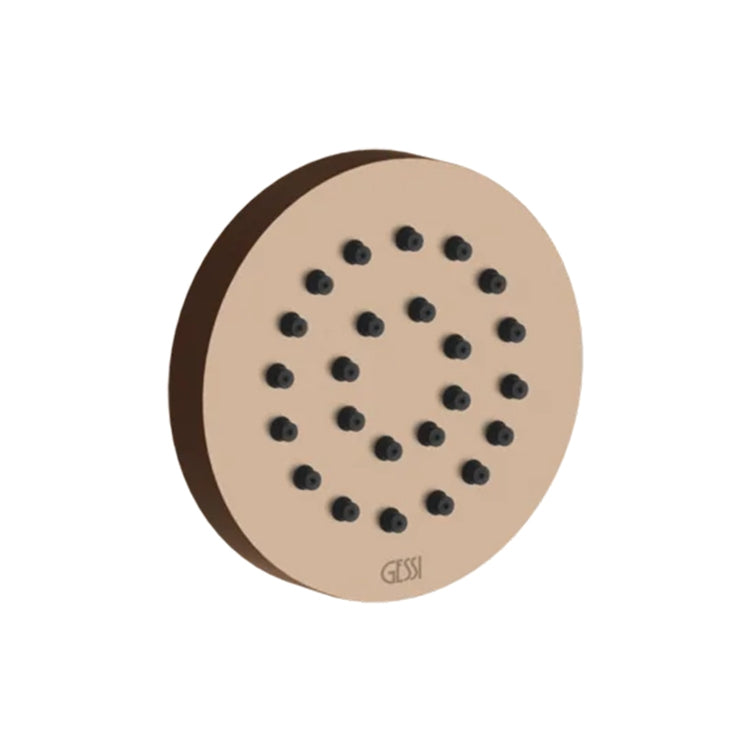 Gessi Seitliche Duschbrause, Kupfer PVD-Finish WELLNESS 32971#030