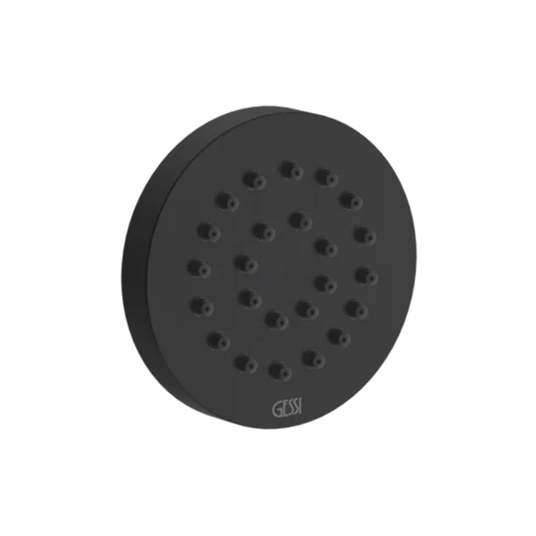 Gessi Seitliche Duschkopf, Schwarz matt WELLNESS 32971#299