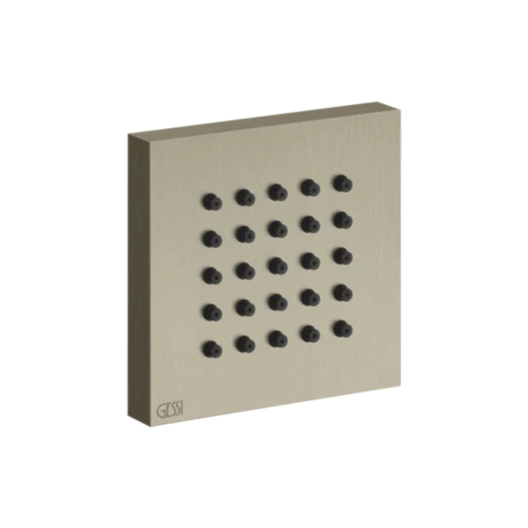Gessi Seitenduschkopf, Finox-Finish WELLNESS 32973#149