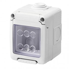Gewiss GW27042 Behälter für System-Horizontalgeräte wasserdicht 2 Plätze IP55