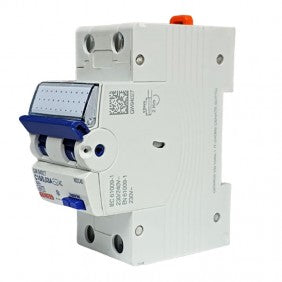 Gewiss GW94027 Fehlerstrom- und Leitungsschutzschalter 16 A 2P 30 mA AC 4,5 kA
