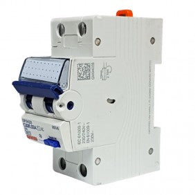 Gewiss GW94028 Fehlerstrom- und Leitungsschutzschalter 20 A 2P 30 mA AC 4,5 kA