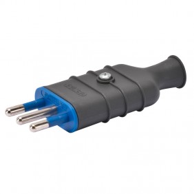 Gewiss GW28004 Schutzkontakt-Stecker Zubehör 10 A klein schwarz