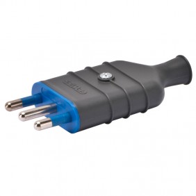 Gewiss GW28006 Schutzkontakt-Stecker Zubehör 16 A schwarz