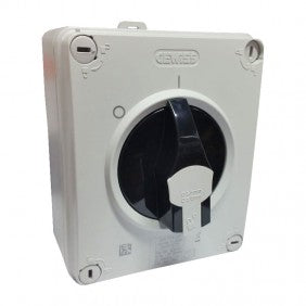 Gewiss GW70402P Drehschalter für Wandmontage IP65 3 x Zubehör 16 A