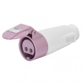 Gewiss GW62064 mobile Steckdose 2P Zubehör 16 A IP44 violett 24 V