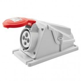 Gewiss GW62481 Wandsteckdose feststehend 3P+E Zubehör 16 A IP44 380 V