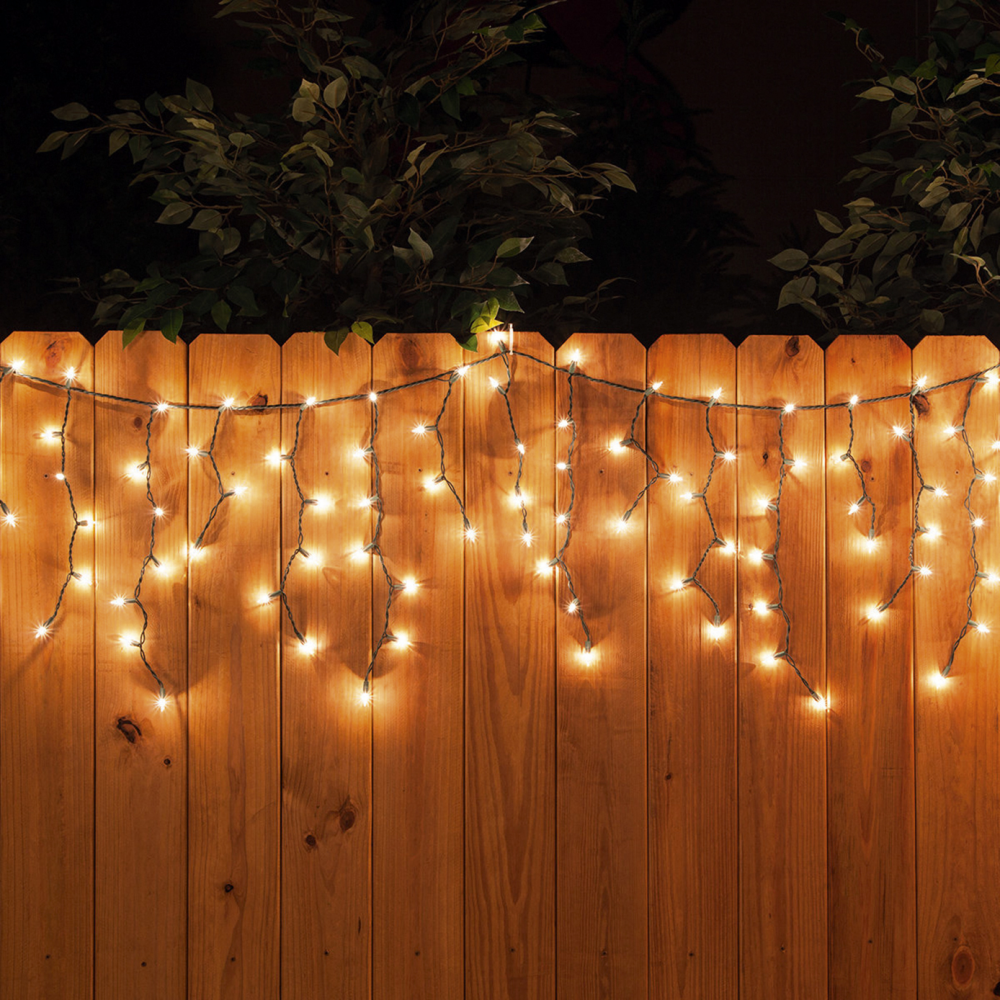 Erste LED-Lichterkette erweiterbar, Flash-Effekt, 64 LEDs, 4,6 W, 6400 K