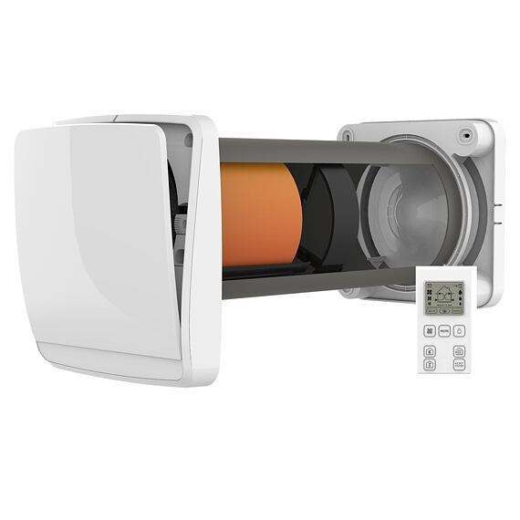 O.ERRE Ghost 160 Active – Dezentrales Wärmerückgewinnungsgerät, 60 m³/h, Ø 160 mm