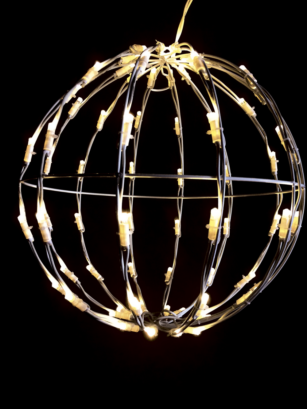 Erste LED-Leuchtkugel Deko, 72 LEDs, 3,6 W, 2700 K, Ø 40 cm, IP44